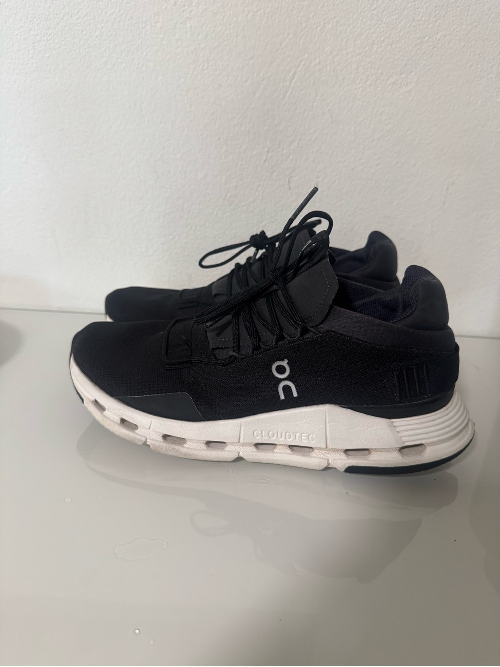 On Running Cloudnova Black Sneakers
